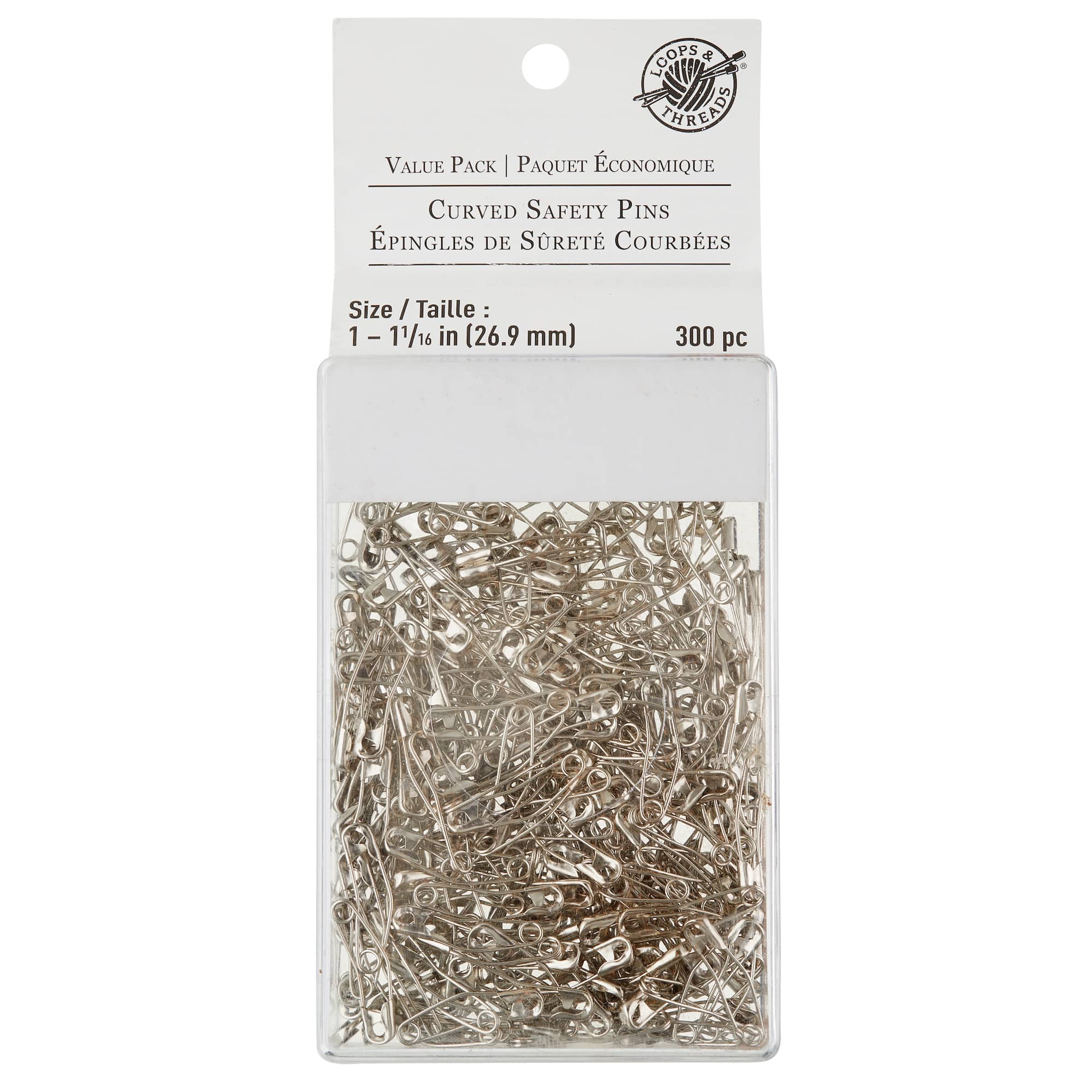 Loops & Threads™ Curved Safety Pins